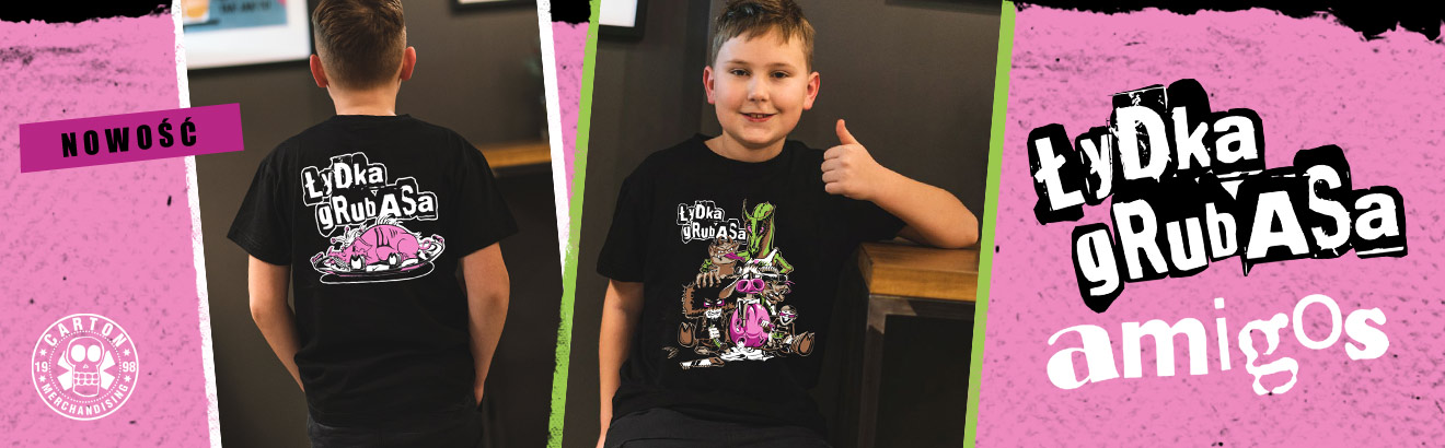 ŁYDKA GRUBASA amigos koszulka junior